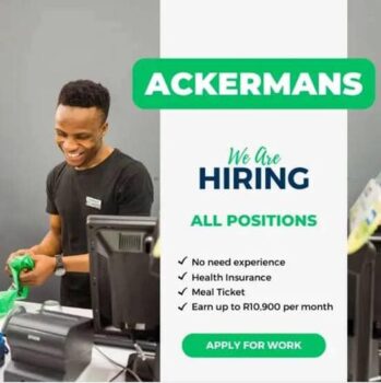 Register & Create a New Profile @Ackermans Careers